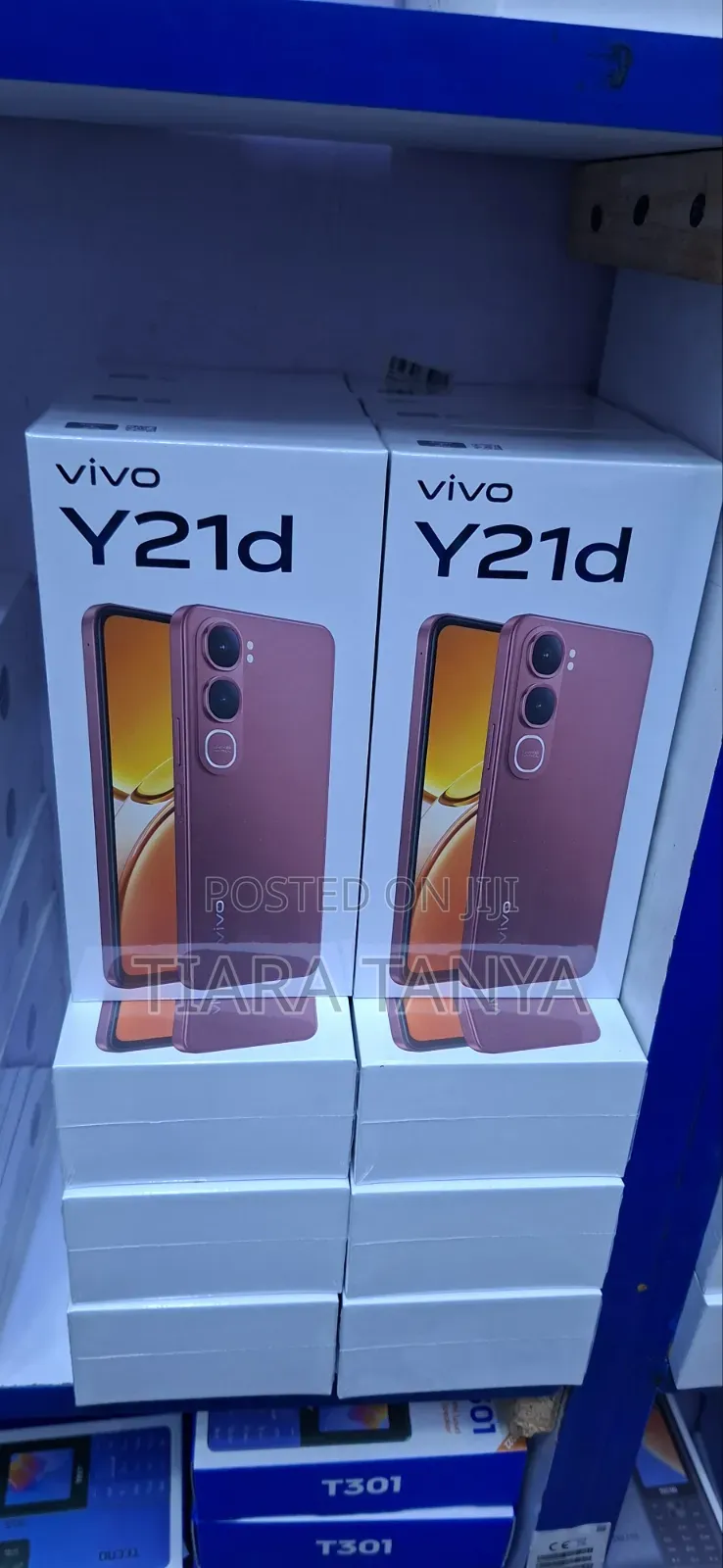 New Vivo Y21d 128 GB Black