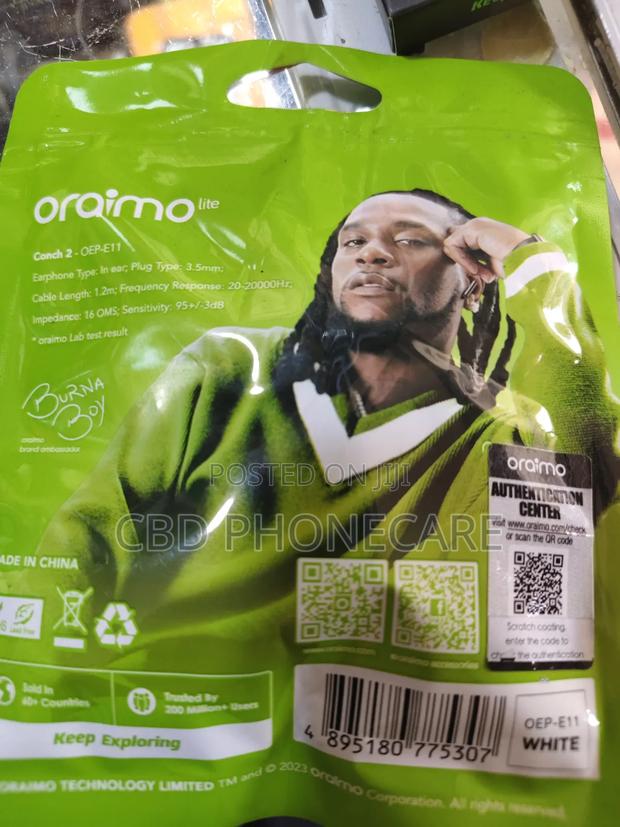 Oraimo Deeper Bass Earphones - thumbnail 2