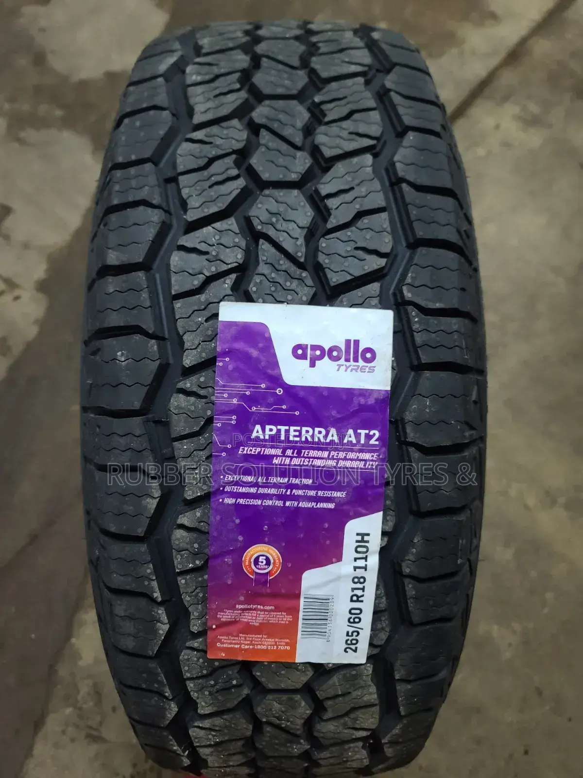 265/60r18 Apollo Tyres 110h Apterra a/T2 All-Terrain