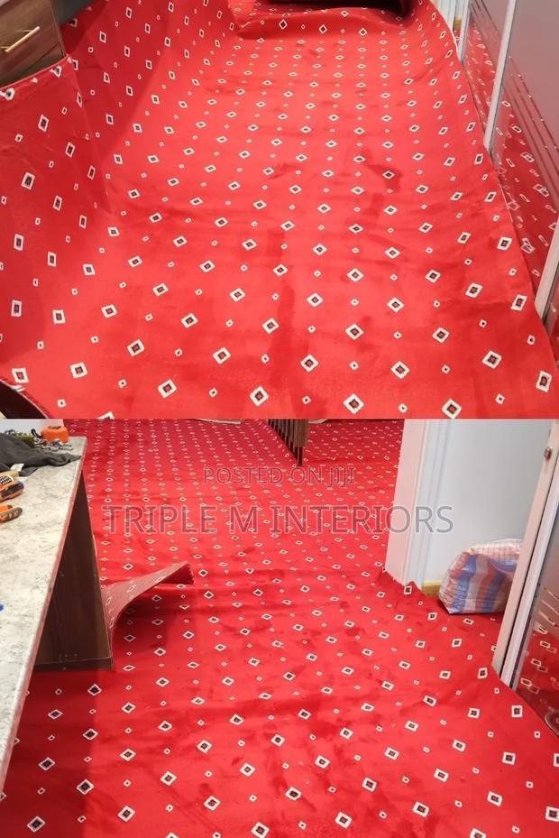 Red Vip Carpet Designed for Large Space Coverage
