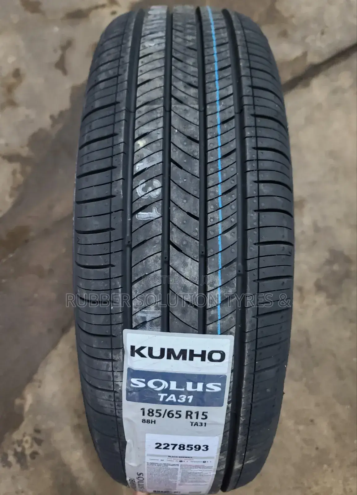 185/65r15 Kumho Tyres 88h Solus Ta31