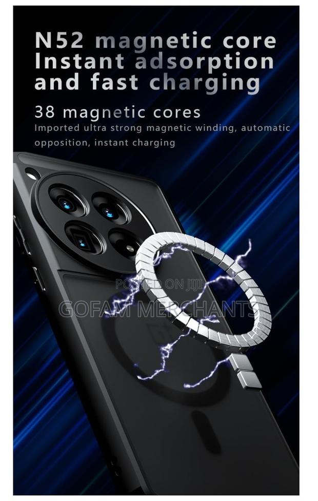 Stylish Magsafe Magnetic Case for Oneplus 12r-Shockproof Cover - thumbnail 3