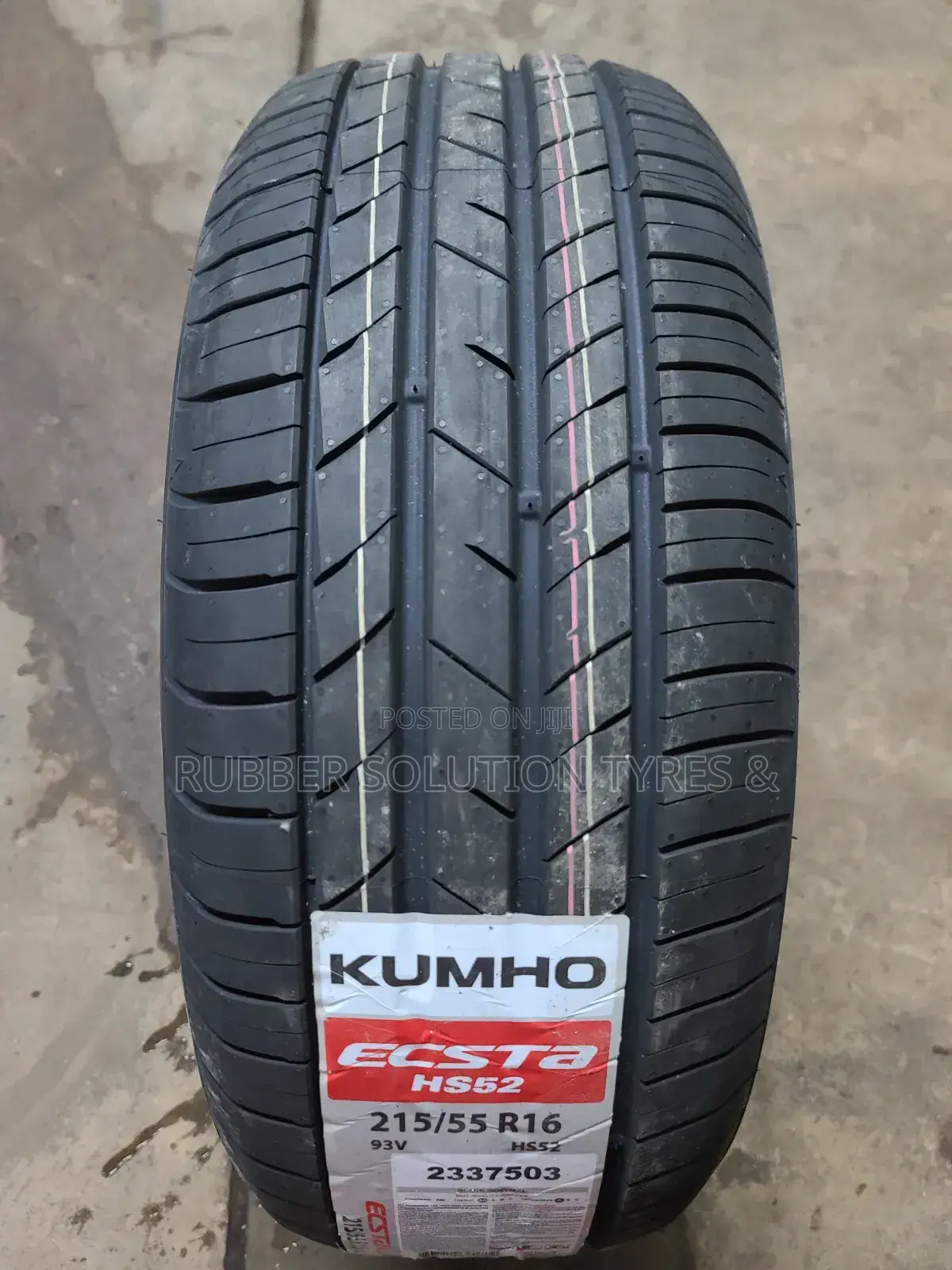 215/55r16 Kumho Tyres 93v Ecsta Hs52