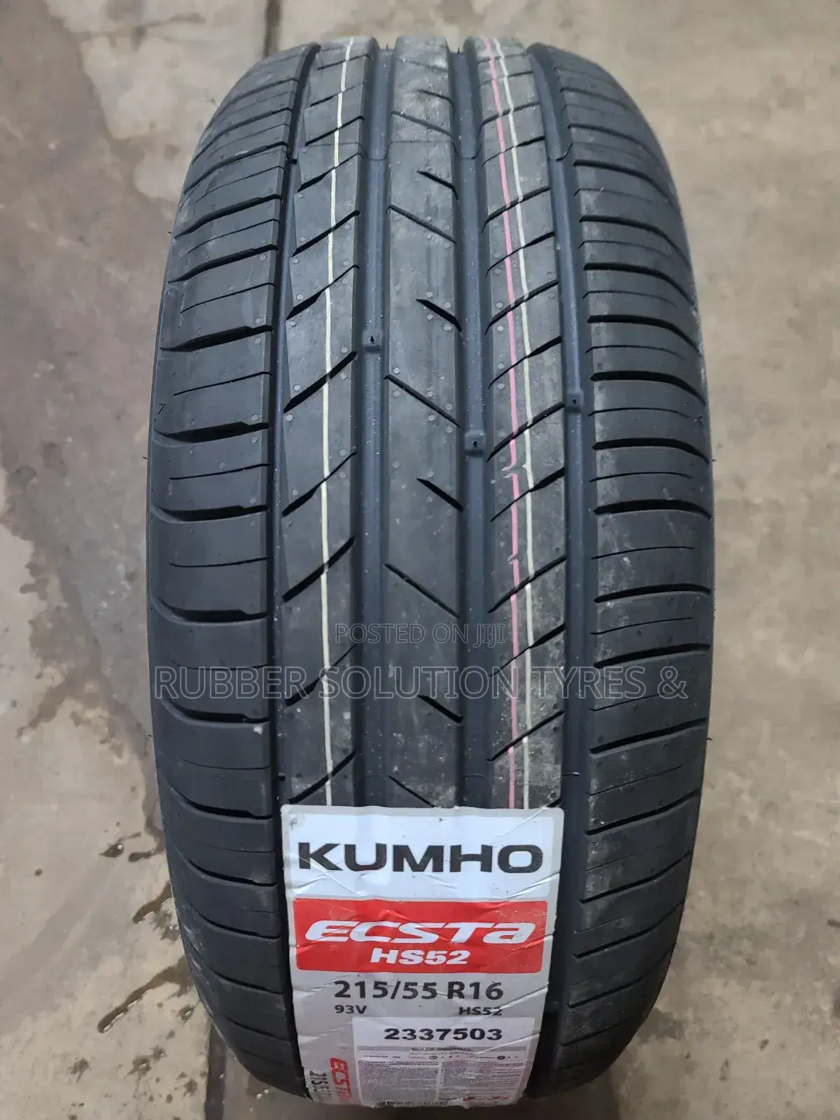 215/55r16 Kumho Tyres 93v Ecsta Hs52