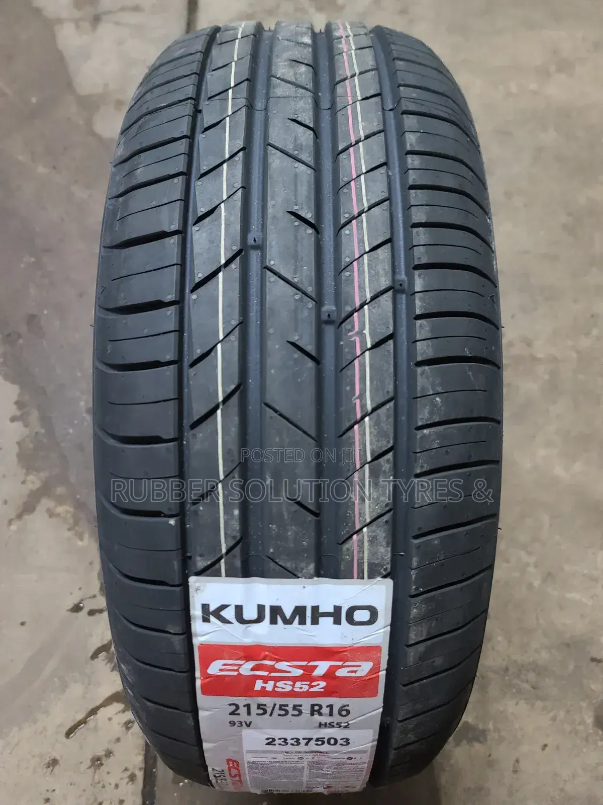 215/55r16 Kumho Tyres 93v Ecsta Hs52