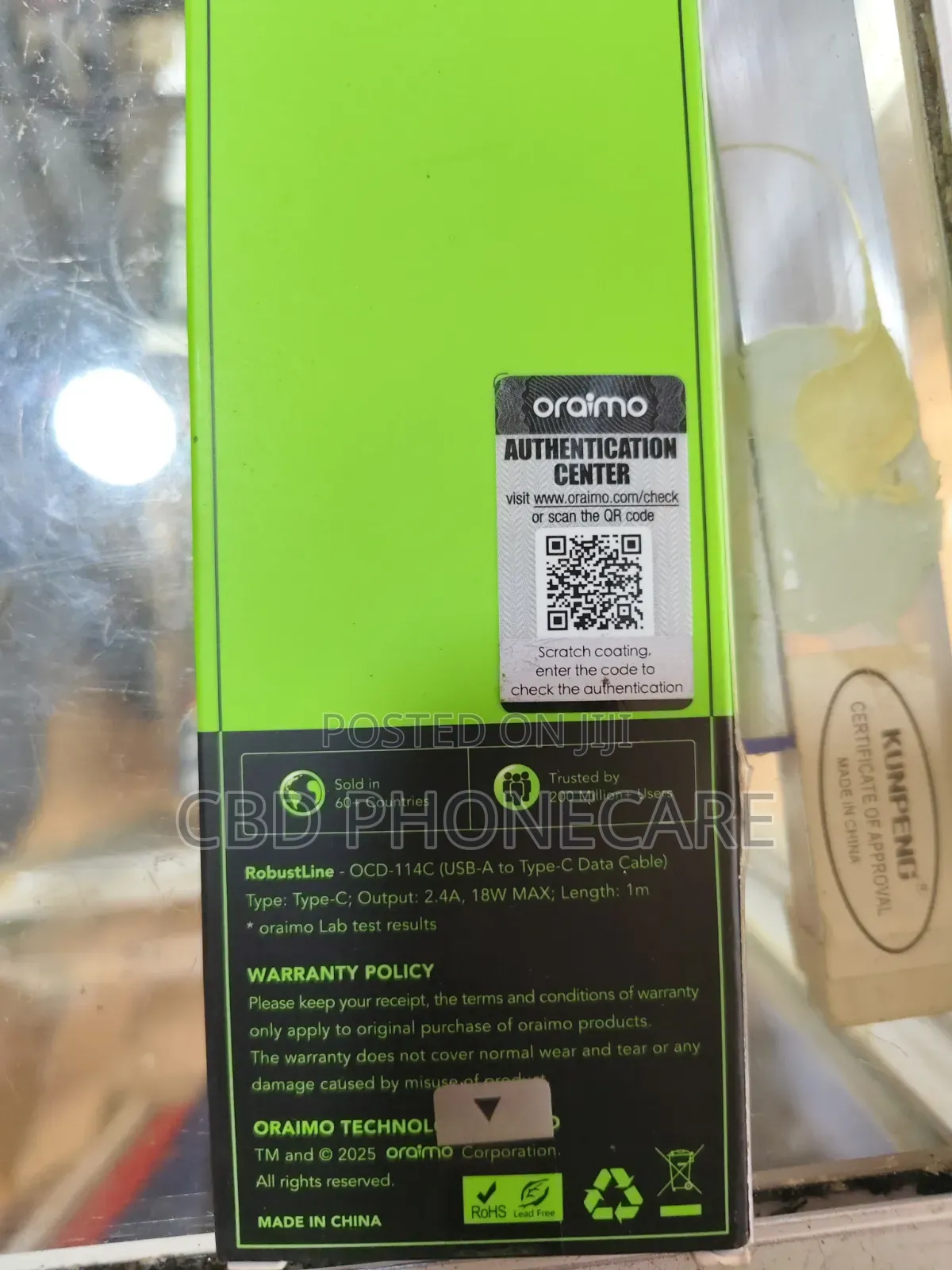 Oraimo Original Type C Cable