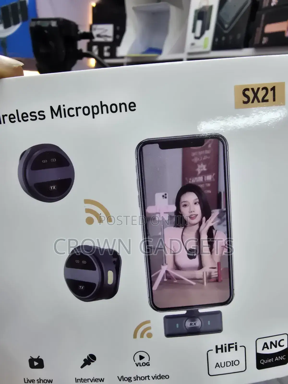 Sx21 Magnetic Wireless Lapel Microphone for Sale