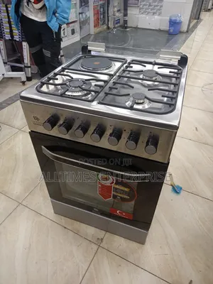 Bj's 3g+1e Standing Cooker Electric Oven With Fan