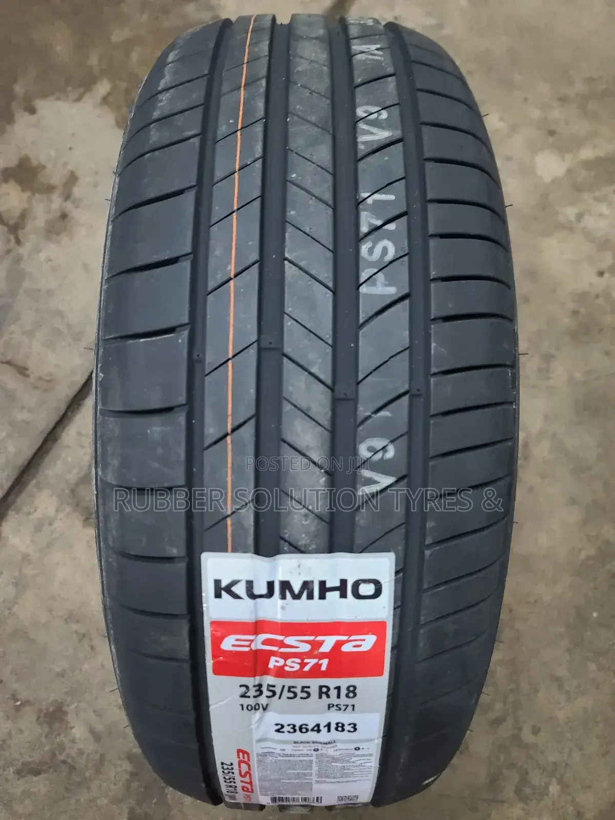 235/55r18 Kumho Tyres 100v Escta Ps71