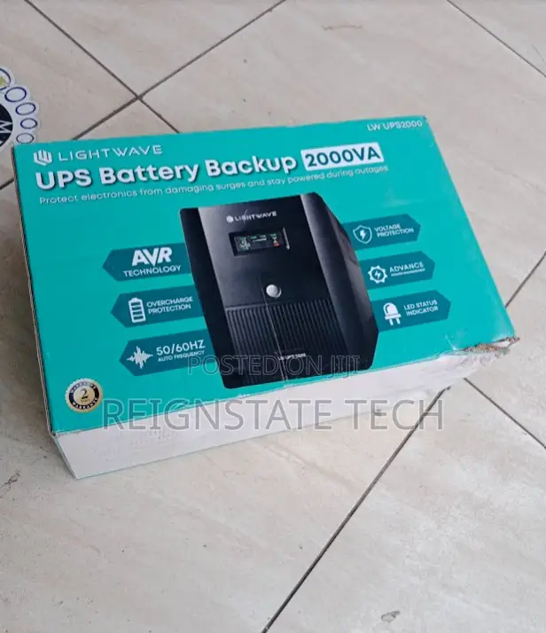 Ligtwave 2000va Line Interactive Ups 2kva