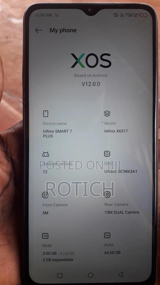 Infinix Smart 7 Plus 64 GB Black - thumbnail 2