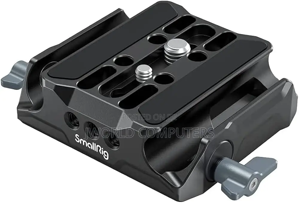 Smallrig Bottom Mount Plate With Dual 15mm Rod Clamp 1674