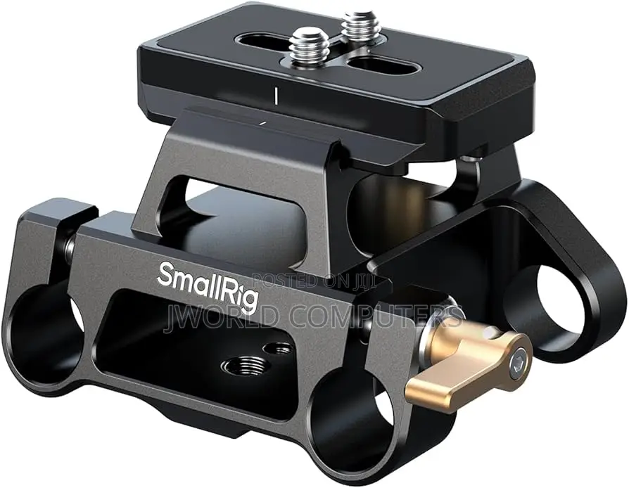 Smallrig Bottom Mount Plate With Dual 15mm Rod Clamp 1674