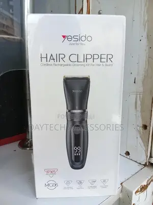 This Is Yesido Mg06 Cordless Digital Hair Clipper With an Led Battery