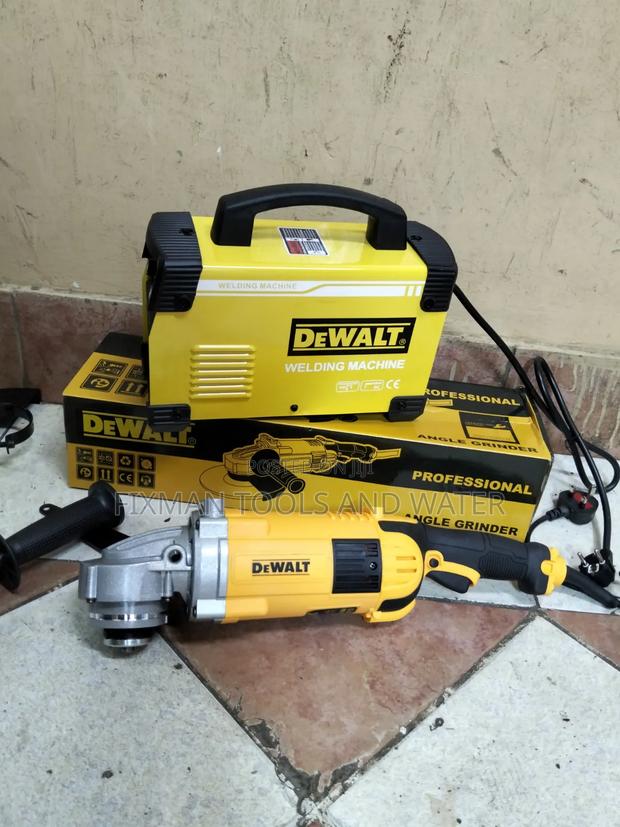 Dewalt Welding Machine and Angle Grinder Combo With Free Rods