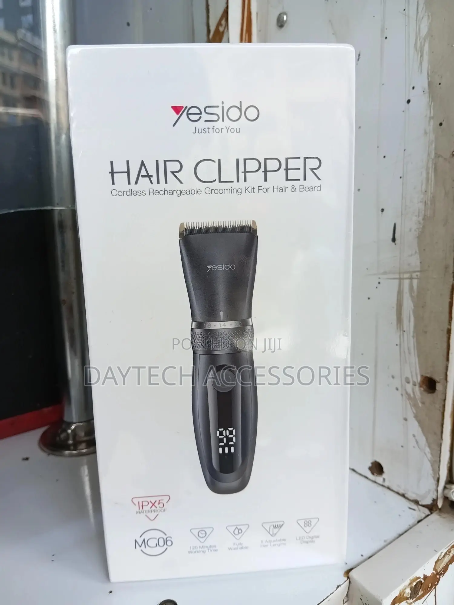 Yesido Mg06 Hair Clipper Cordless Hair Grooming Rechargeable Trimmer