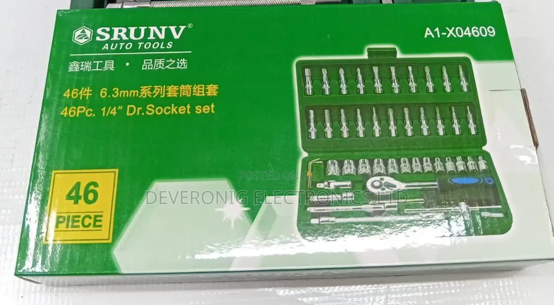 46 Pieces Socket Wrench