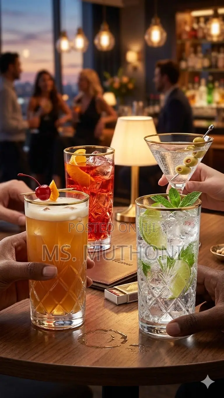 6pcs Traditional Dublin Crystal Cut Diamond and Leaf Pattern, Glasses