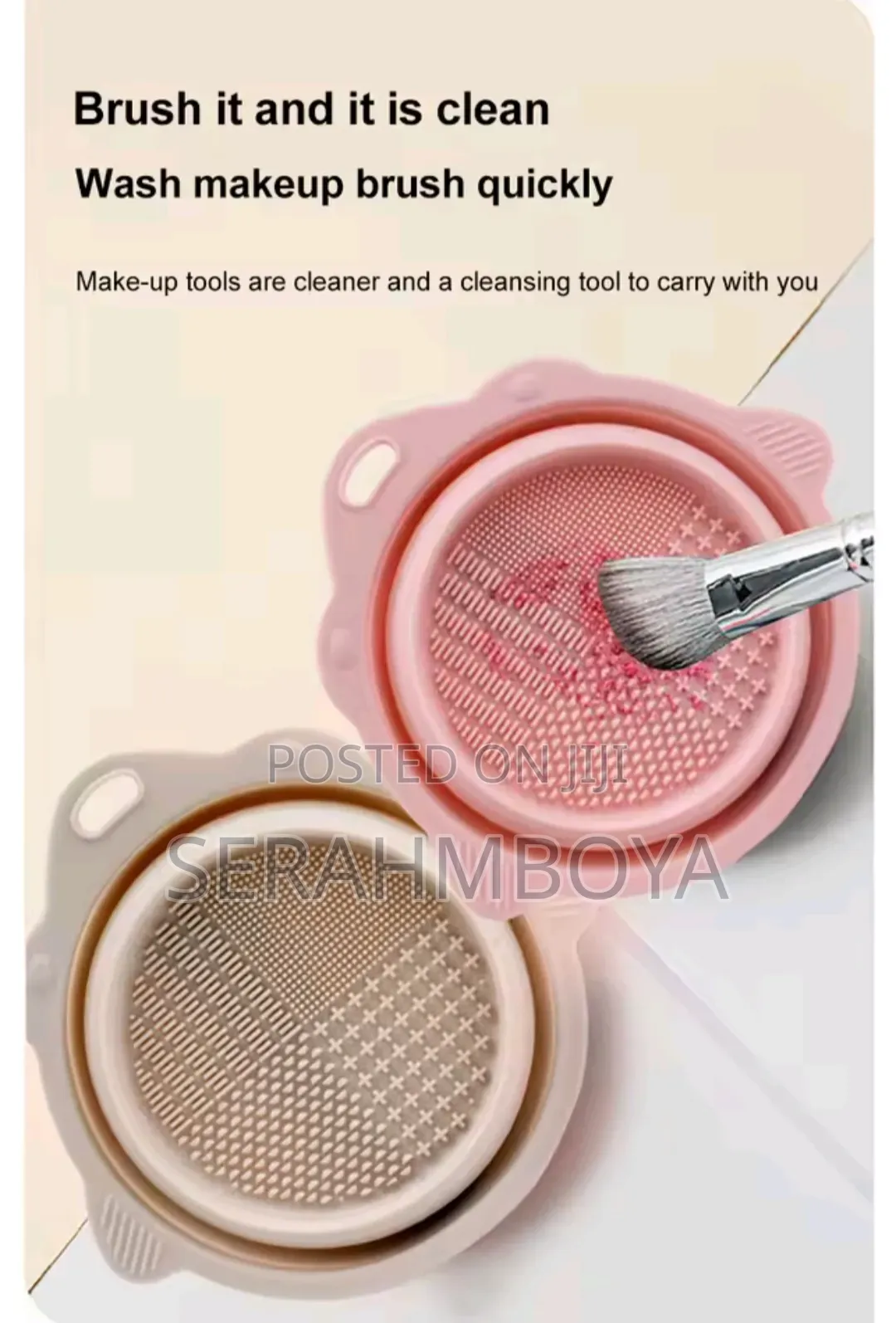 Multi-Functional Silicone Makeup Brush Cleaning Bowl