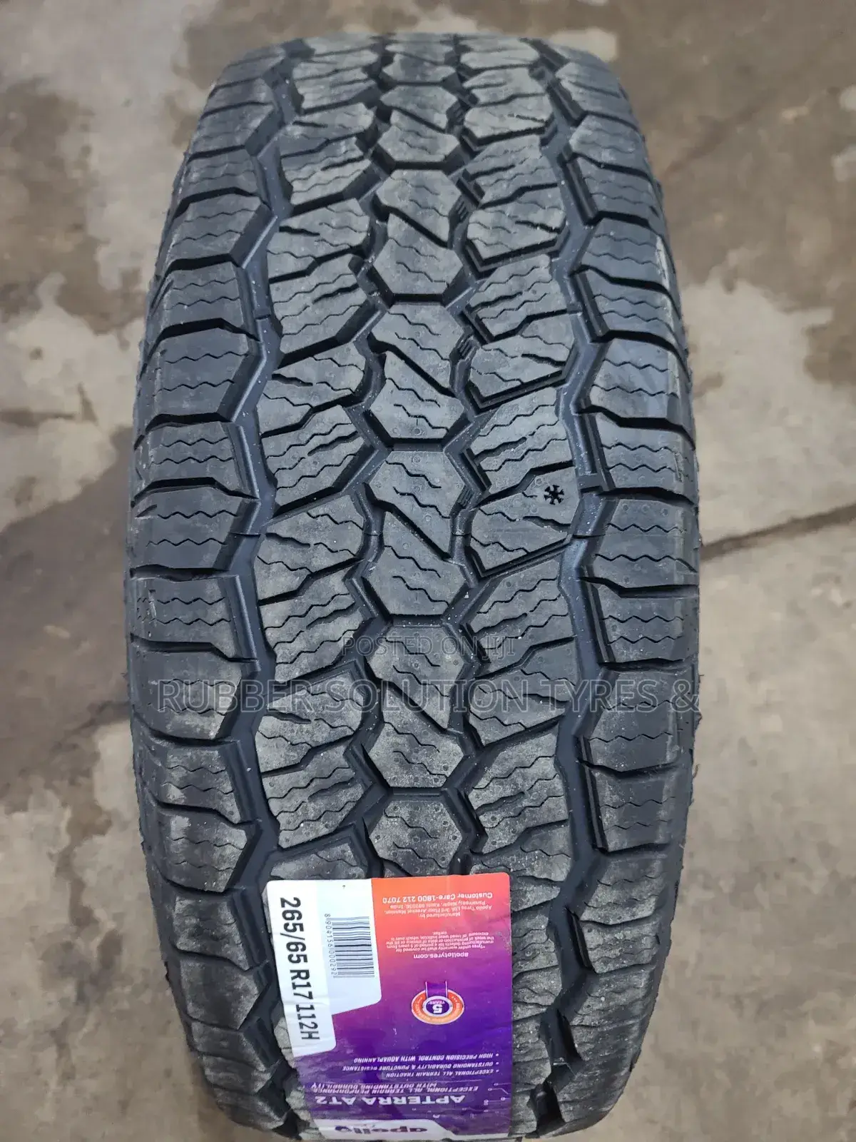 265 /65 R17 Apollo Tyres 112h Apterra a/T2