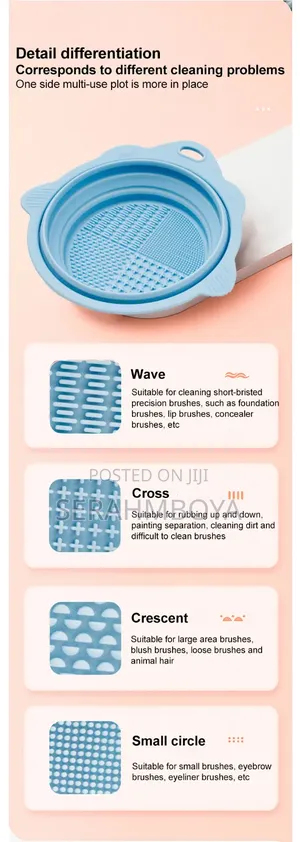 Multi-Functional Silicone Makeup Brush Cleaning Bowl