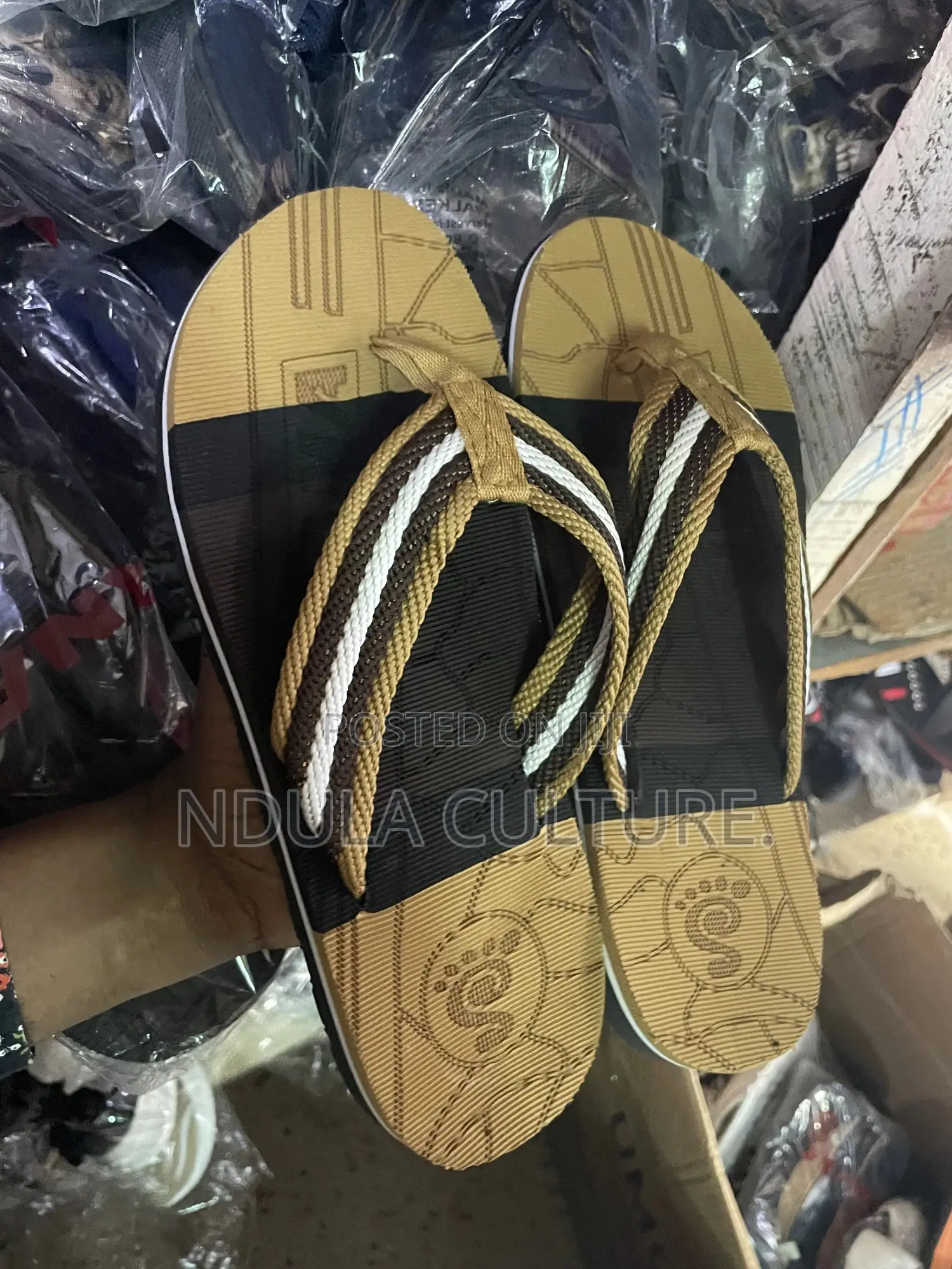 Soft Insole Sandals //Slippers With Rubber Sole