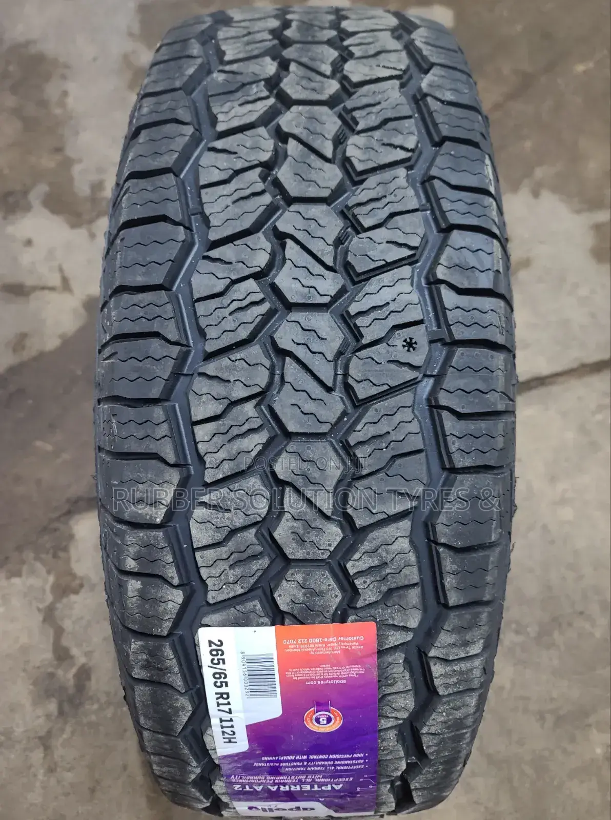 265 /65 R17 Apollo Tyres 112h Apterra a/T2