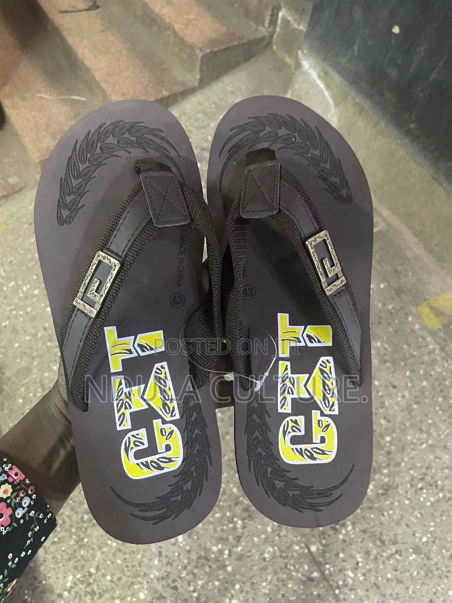 Soft Insole Sandals //Slippers With Rubber Sole