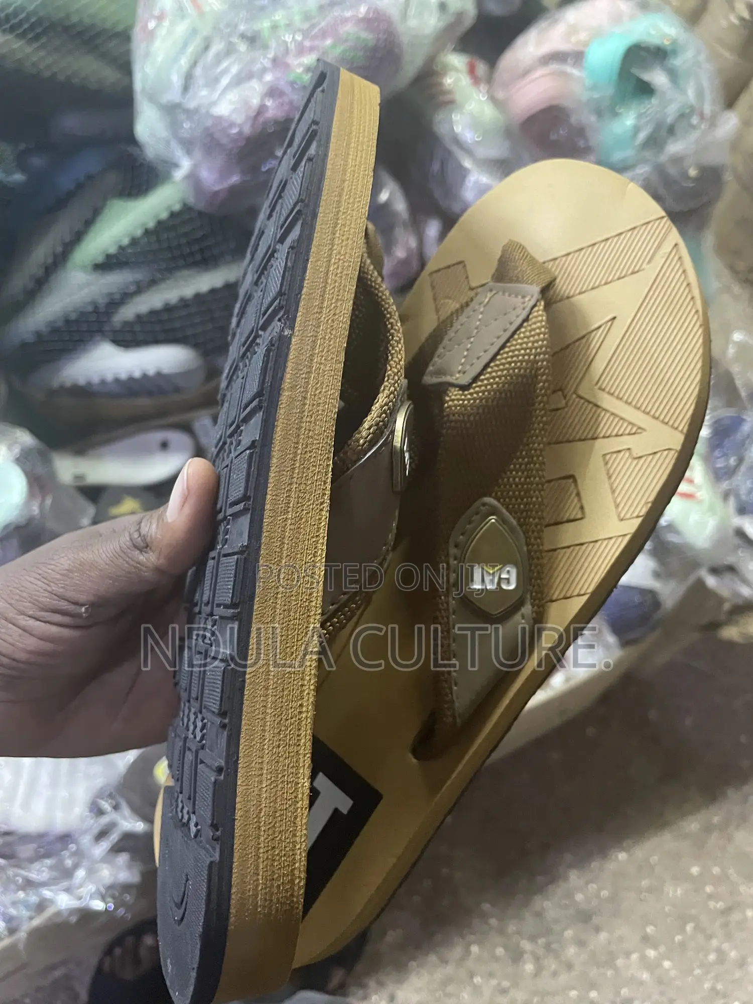 Soft Insole Sandals //Slippers With Rubber Sole