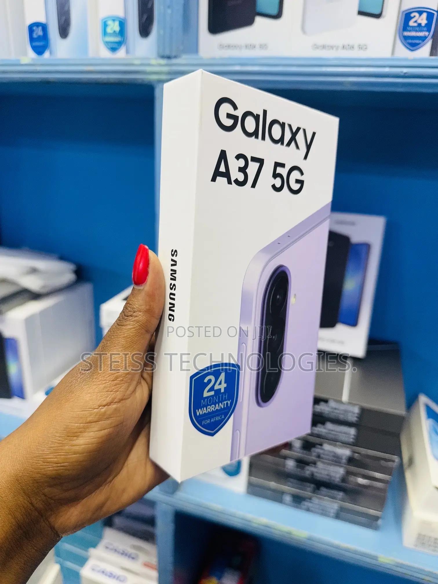 New Samsung Galaxy A37 128 GB Purple