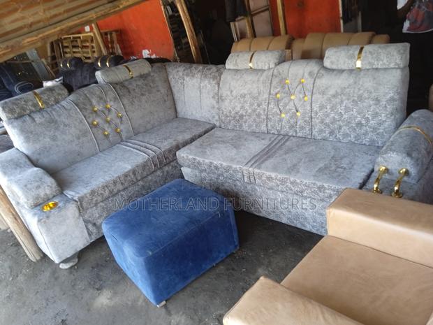 Brown Semi Recliner Sofa Seat
