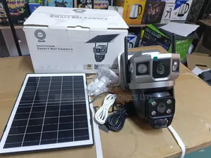 V380 Dual Lens Solar Camera Restocked