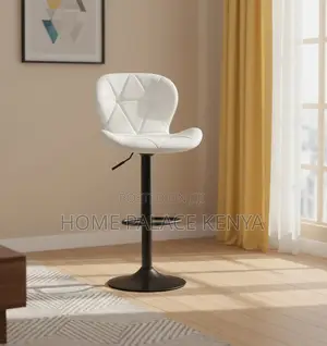 Bar Stool: Modern Swivel Bar Chair With Hydraulic Lift Base