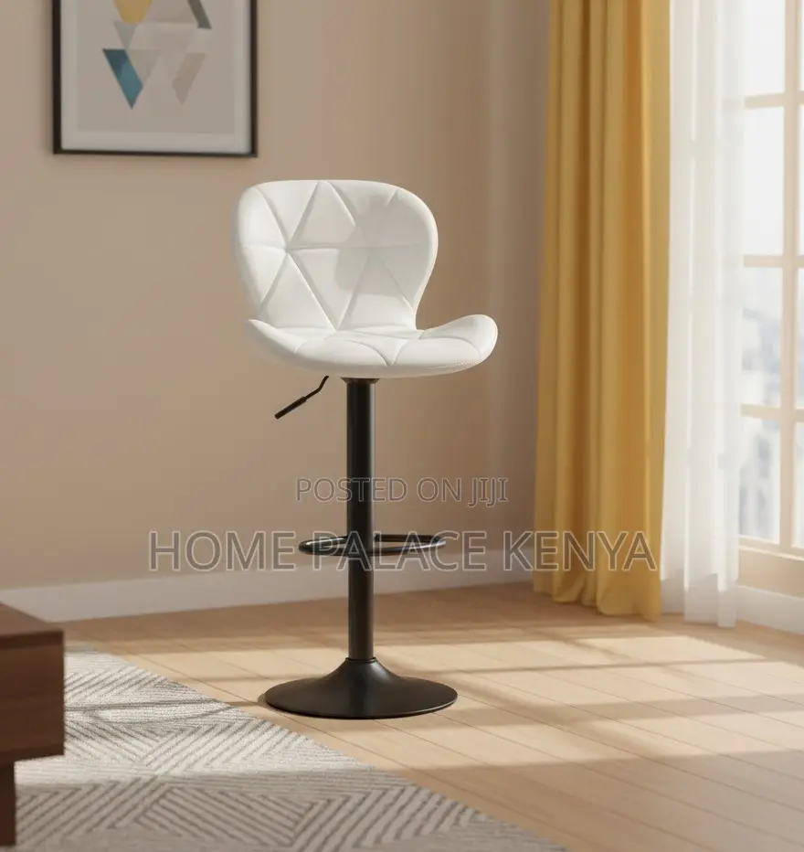 Bar Stool: Modern Swivel Bar Chair With Hydraulic Lift Base