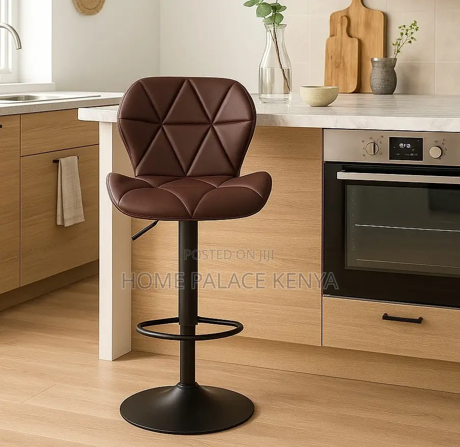 Bar Stool: Modern Swivel Bar Chair With Hydraulic Lift Base