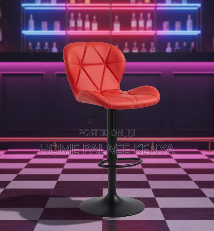 Bar Stool: Modern Swivel Bar Chair With Hydraulic Lift Base