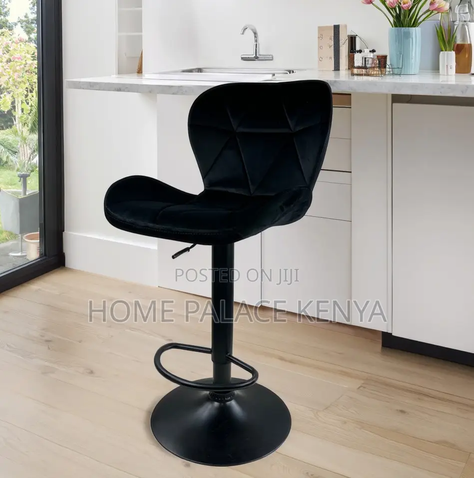 Bar Stool: Modern Swivel Bar Chair With Hydraulic Lift Base
