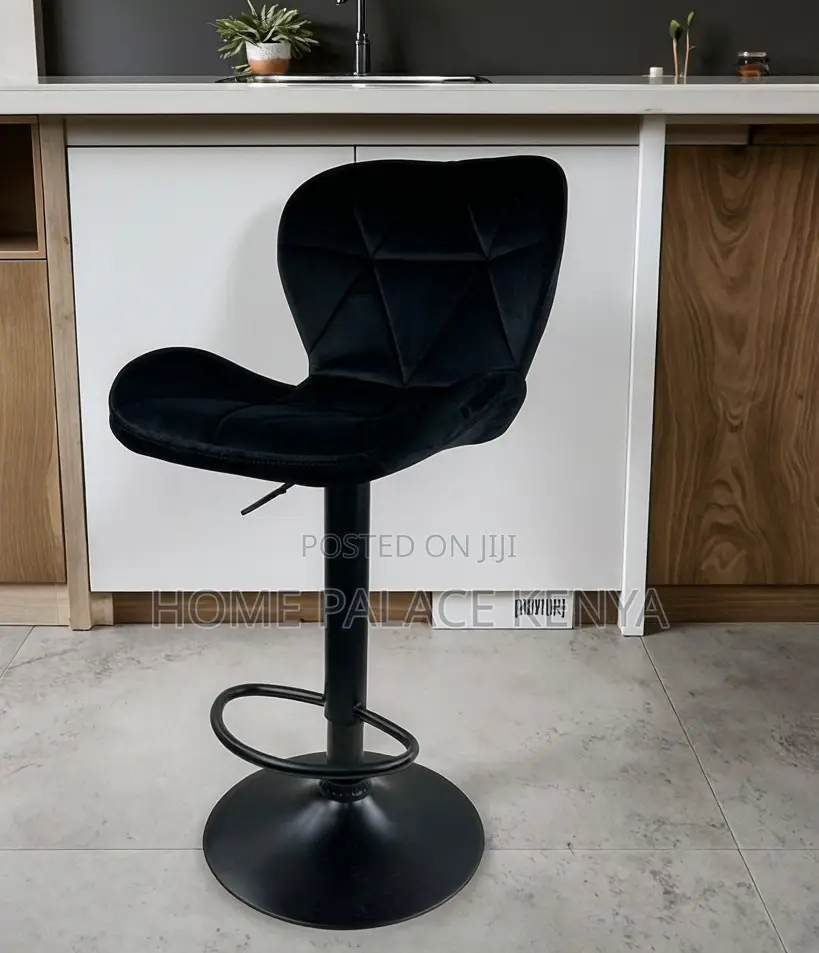 Bar Stool: Modern Swivel Bar Chair With Hydraulic Lift Base