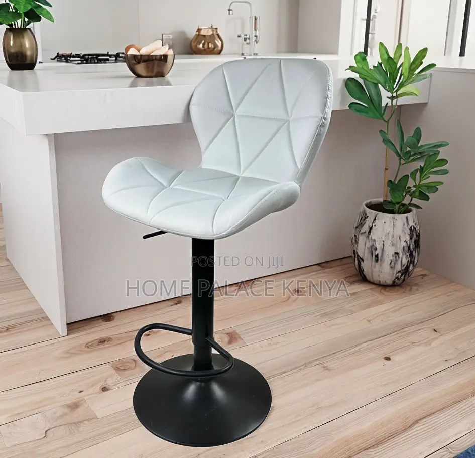Bar Stool: Modern Swivel Bar Chair With Hydraulic Lift Base