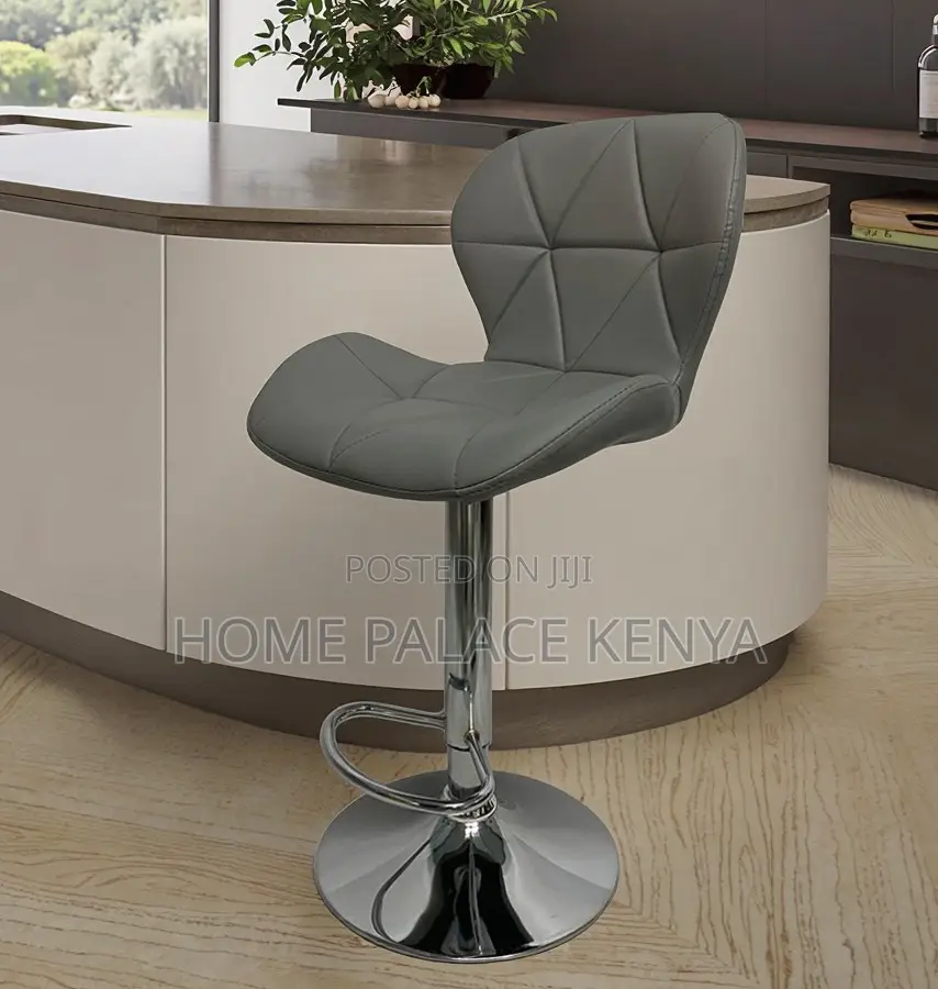 Bar Stool: Modern Swivel Bar Chair With Hydraulic Lift Base