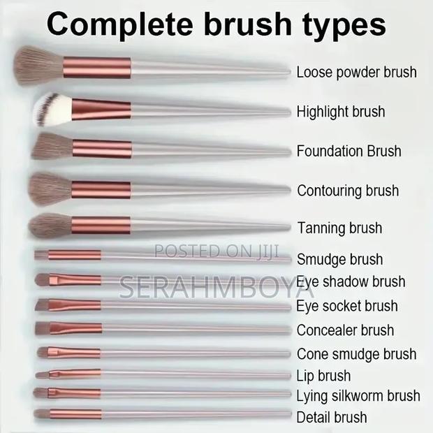 Makeup Brush Set 13 PCS - thumbnail 3