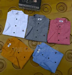 Quality Casual Chinese Collar Shorts Sleep Men Shirts