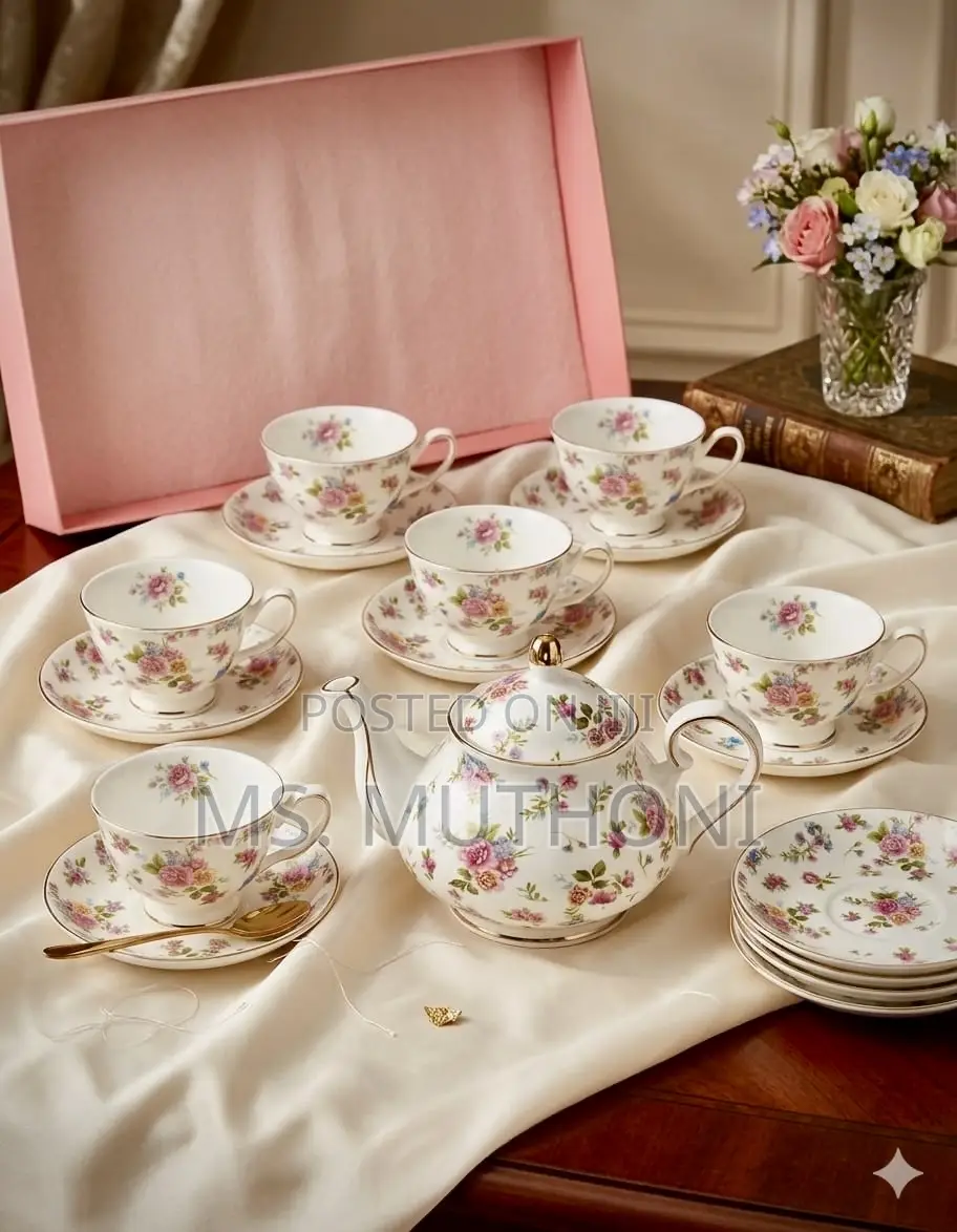 13 PCS Bone China Tea Gift  Set*