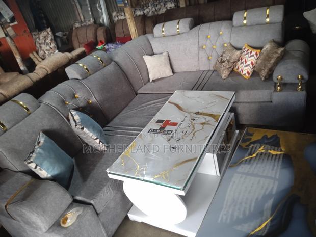 Grey L Sofa Seat