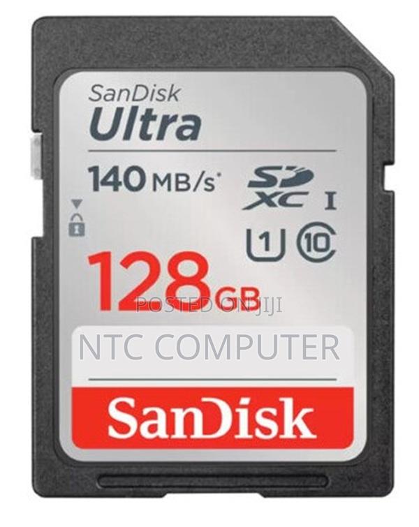 Sandisk Ultra Sd Card 140mb/S 128gb Uhs Card