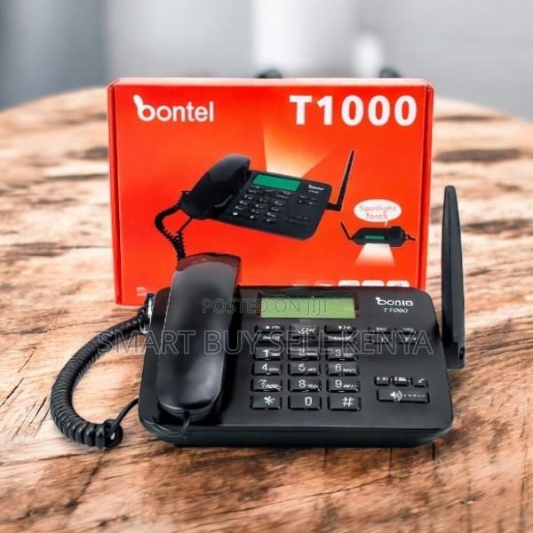 Bontel T1000 GSM Fixed Landline Home Use Strong Signal Desktop Phone