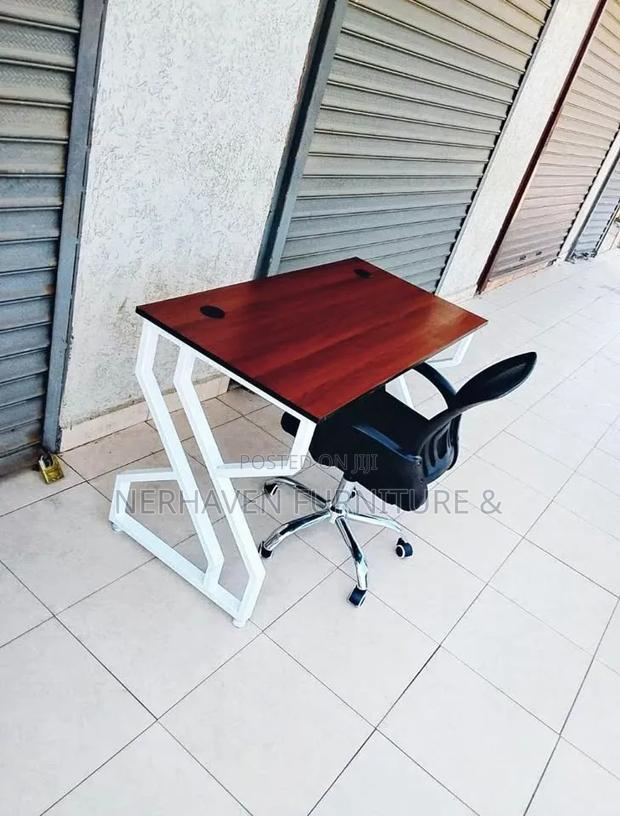 Office Metallic Study Desk - Modern Workspace Table