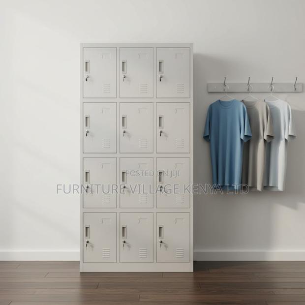 12-Door's Secured Metallic Filling Locker Cabinet
