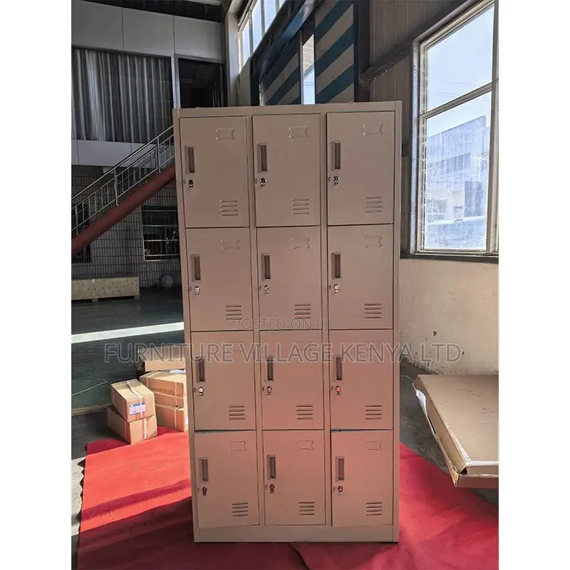 12-Door's Secured Metallic Filling Locker Cabinet