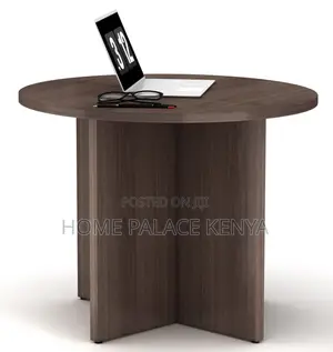 Dining Table: 4 Seater Round Wooden Dining Table
